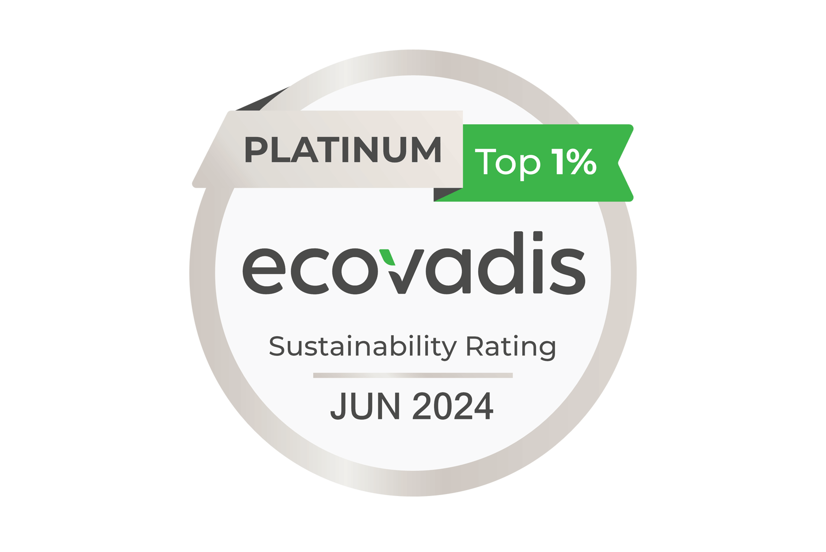 Ecovadis platinum medal 2024